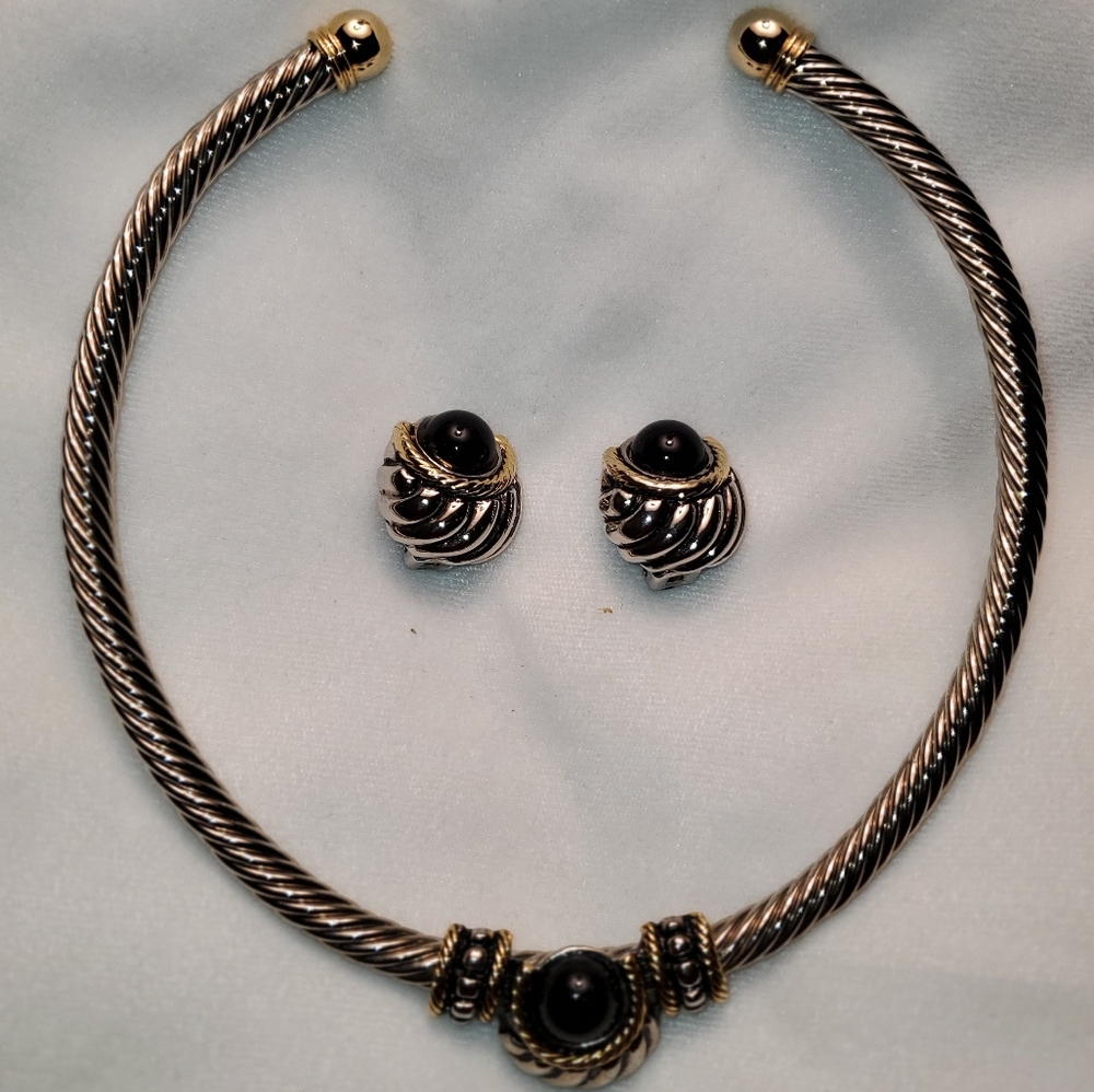 Earrings & Choker Set
